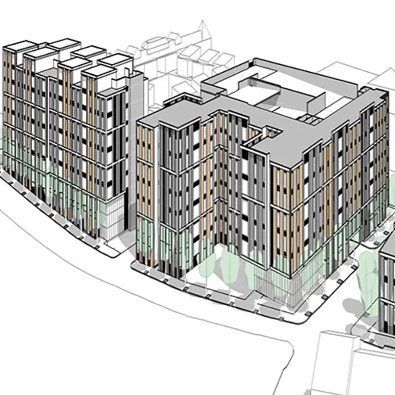 259-unit student housing project.