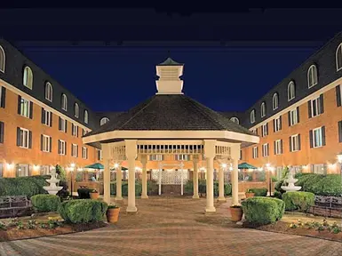 Hilton Hotel outdoor space