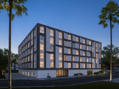 multifamily community rendering