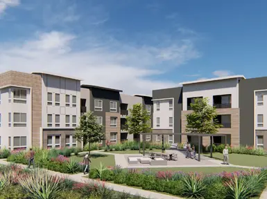 garden-style apartments