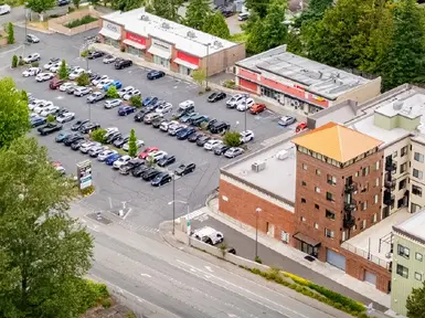 Exterior of Fairhaven plaza
