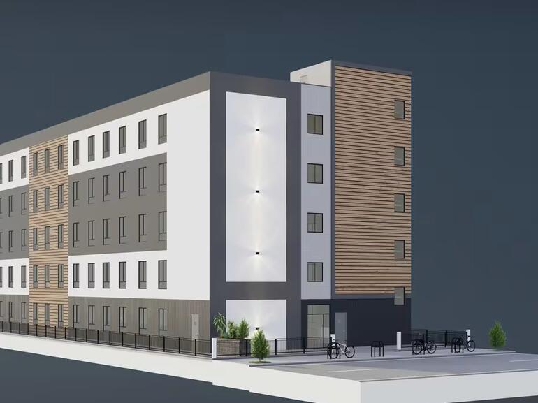 multifamily development rendering