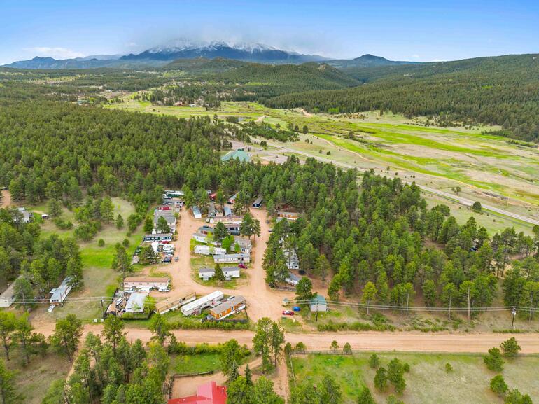 Manufactured housing community in Woodland Park, CO.