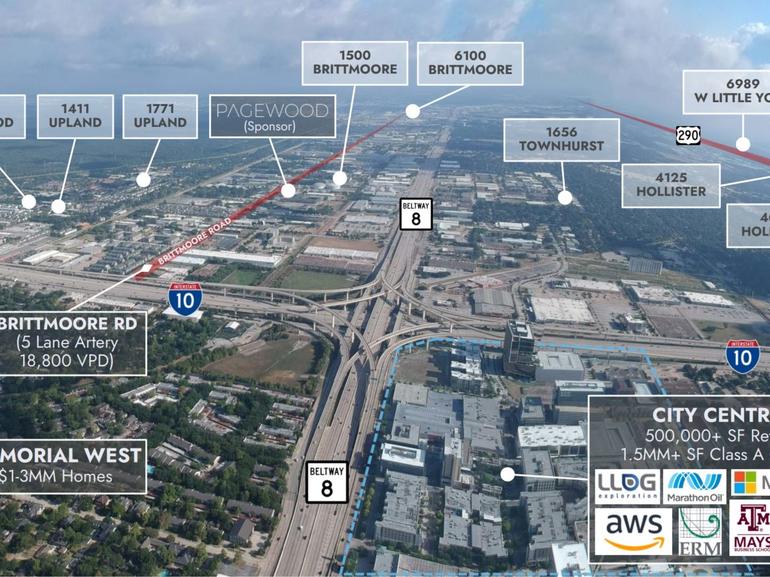 nine-property industrial portfolio in Houston