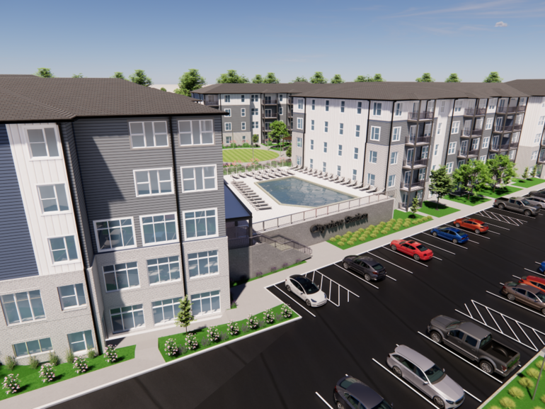 multifamily development rendering