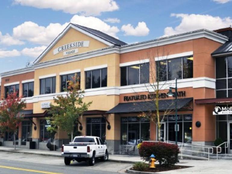 Creekside Village multi-tenant shopping center in Mill Creek, WA