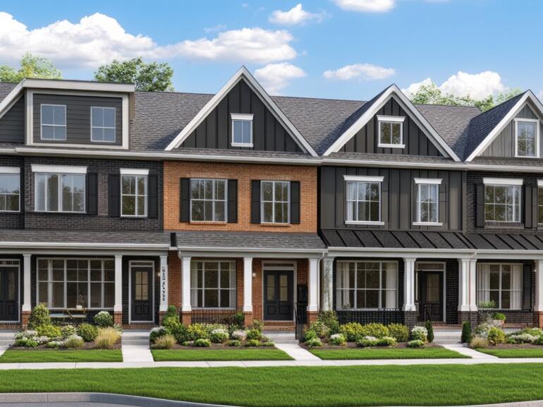Land development for proposed 100-unit townhomes.