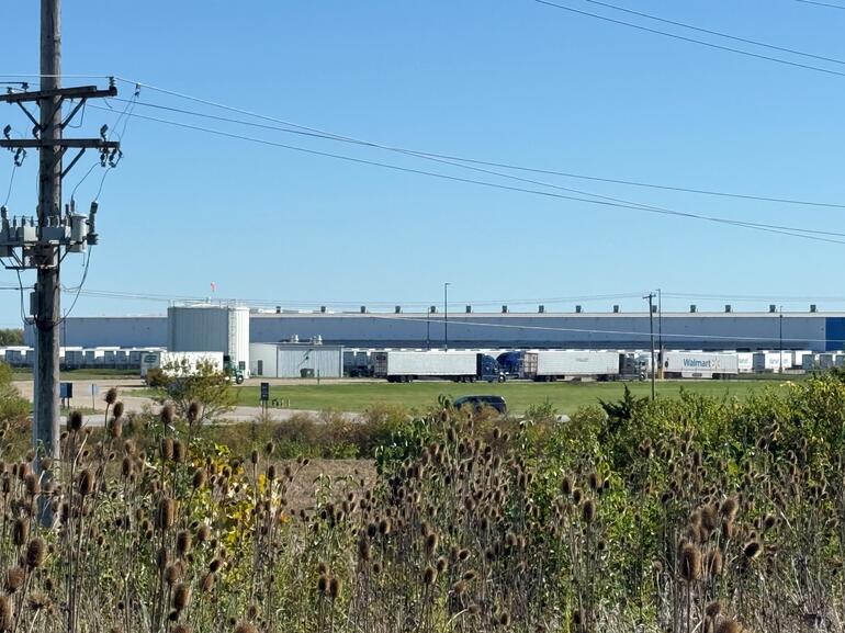 Walmart distribution facility in Fayette County, Ohio