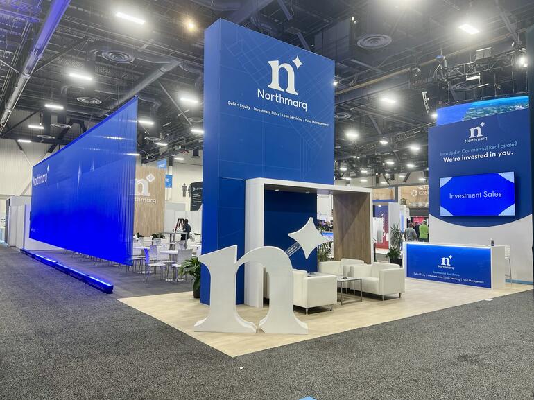 Photo of Northmarq's booth space at ICSC Las Vegas 2025