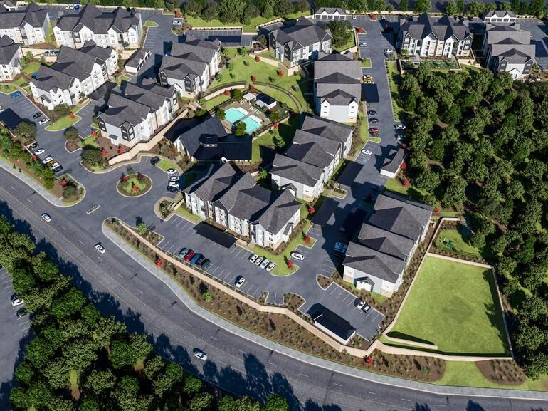 newly constructed multifamily development