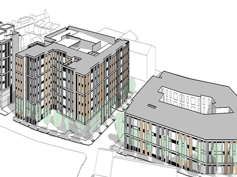 259-unit student housing project.