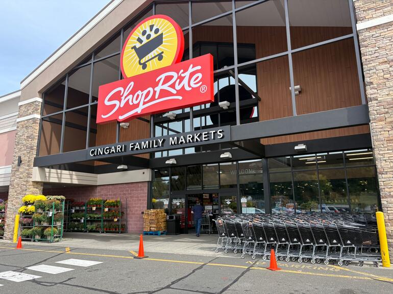 grocery-anchored shopping center