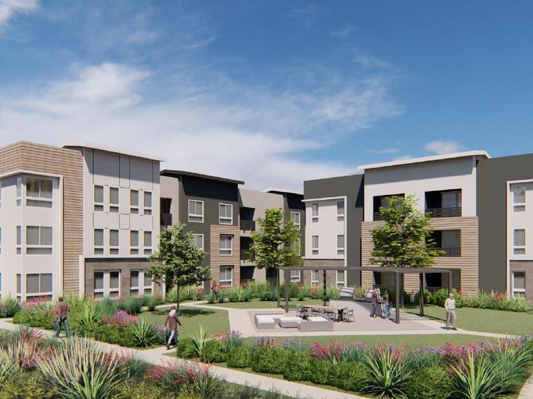 garden-style apartments