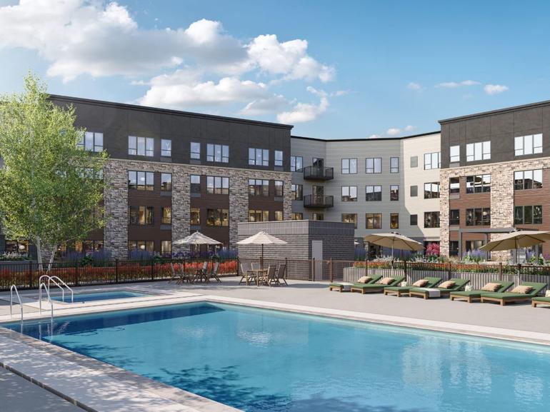 newly built 250-unit multifamily property