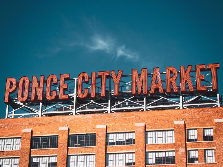 Ponce City Market building signage