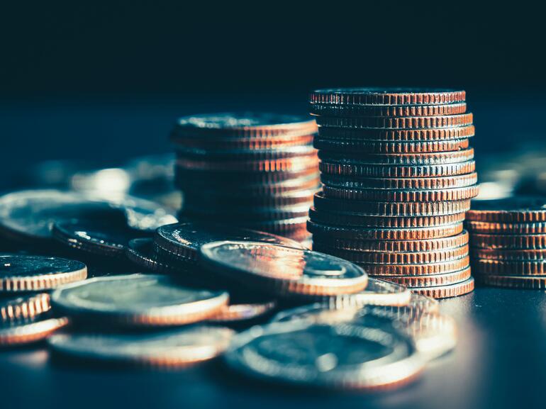 Stack of coins