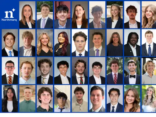 Image of the 2026 summer intern class headshots.