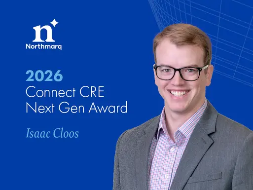 Isaac Cloos receives Connect CRE Next Gen Award