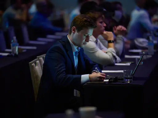 Northmarq's Josh Dicker attends The Summit, an internal educational and professional development event