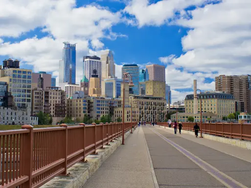 Skyline of Minneapolis, a major Midwest market