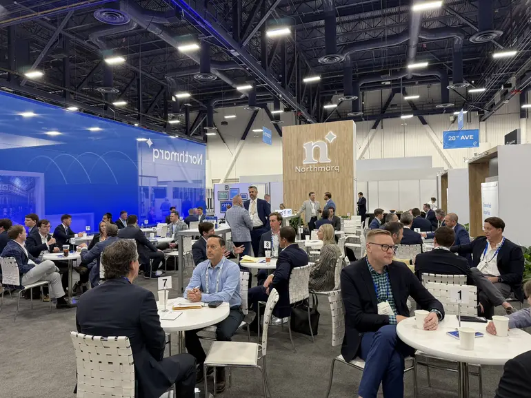 Photo of Northmarq's booth space at ICSC Las Vegas 2025