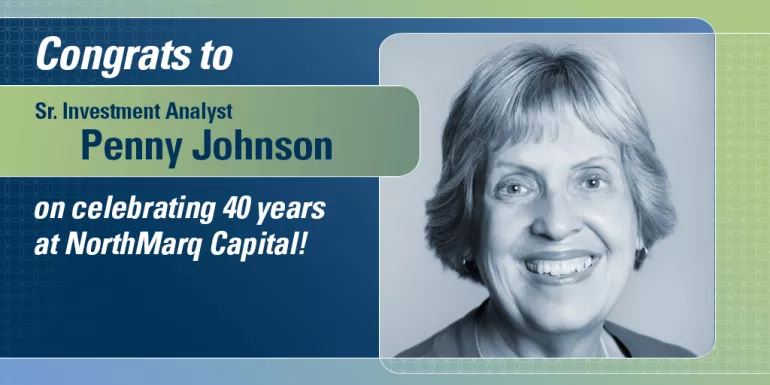 Congrats to Penny Johnson on celebrating 40 years with the company!