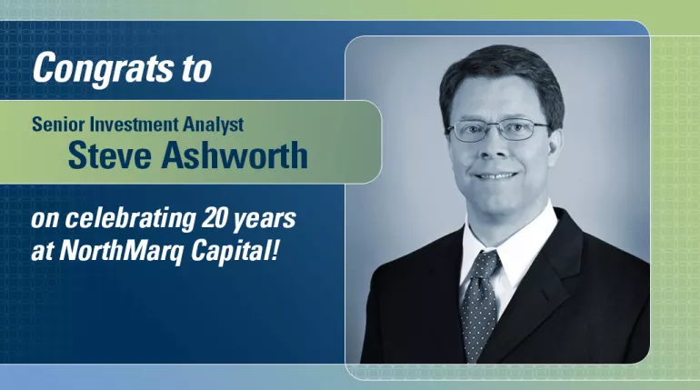 Steve Ashworth in our Dallas office celebrates 20 years with the company 