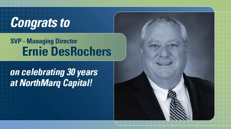 Congratulations to Ernie DesRochers on celebrating 30 years with the company