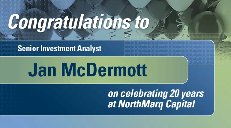 Jan McDermott celebrates 20 years with the company 